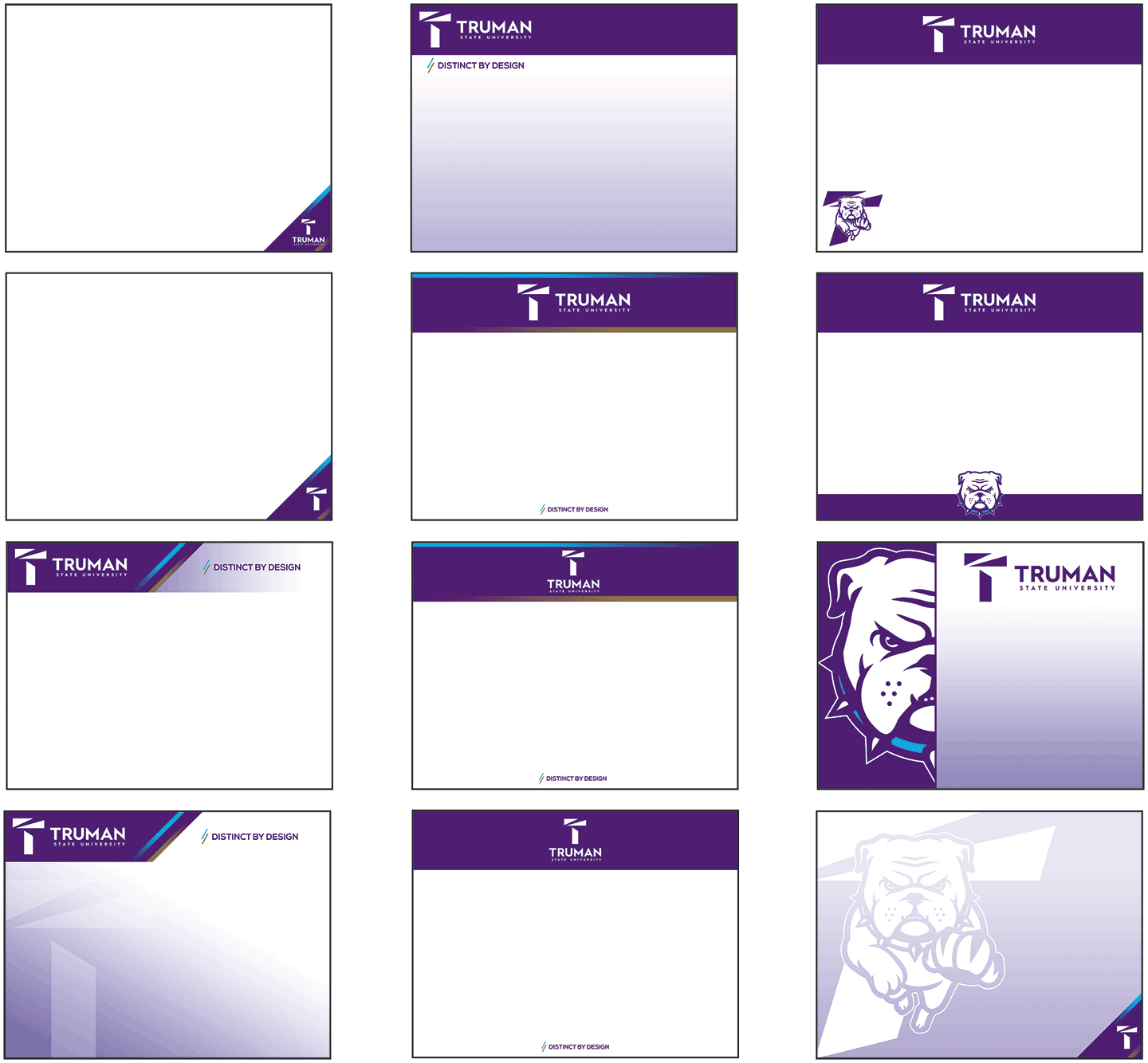 View of Template Options for PowerPoint Presentation